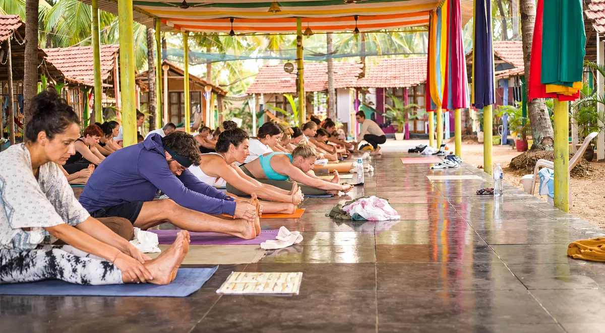 Hands-on yoga bodywork and alignment practice